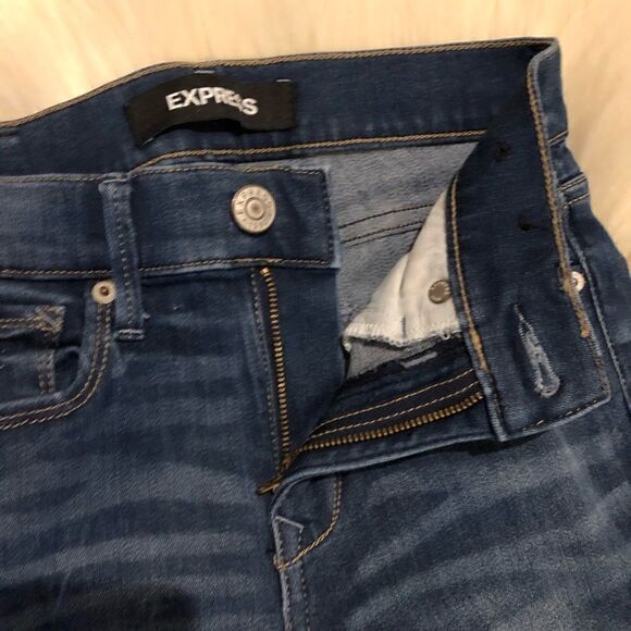 Express stretch denim leggings size 00 - Picture 2 of 9